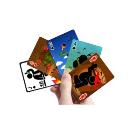 Spielkarten Pipmen Version 2: World Full Art Playing Cards by Elephant Playing Cards