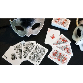 Spielkarten Masquerade LE Edition Playing Cards by Denyse Klette (numbered seal)