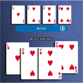 Spielkarten Bicycle Gaff Rider Back (Blue) Playing Cards by Bocopo
