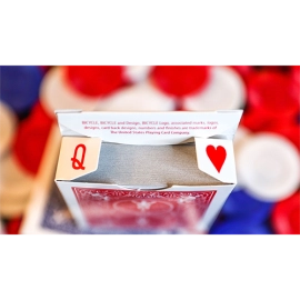 Spielkarten Limited Edition Bicycle Faro (Red) Playing Cards