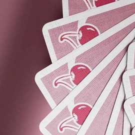 Spielkarten Cherry Casino Flamingo Quartz (Pink) Playing Cards By Pure Imagination Projects