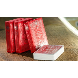 Spielkarten Pinocchio Vermilion Playing Cards (Red) by Elettra Deganello