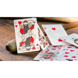 Spielkarten Pinocchio Vermilion Playing Cards (Red) by Elettra Deganello