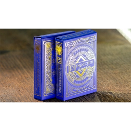 Spielkarten Pinocchio Sapphire Playing Cards (Blue) by Elettra Deganello