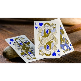 Spielkarten Pinocchio Sapphire Playing Cards (Blue) by Elettra Deganello