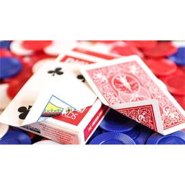 Spielkarten Limited Edition Gilded Bicycle Faro (Red) Playing Cards