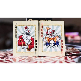 Spielkarten Limited Edition Circus Nostalgic Red Gilded Playing Cards