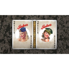 Spielkarten Military Pin Up Playing Cards