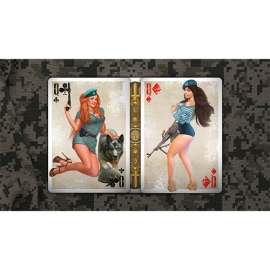 Spielkarten Military Pin Up Playing Cards