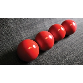 Wooden Billiard Balls (1.75" Red) by Classic Collections