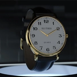 Infinity Watch V3 - Gold Case White Dial / PEN Version (Gimmick and Online Instructions) by Bluether Magic