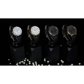 Infinity Watch V3 - Silver Case Black Dial / PEN Version (Gimmick and Online Instructions) by Bluether Magic