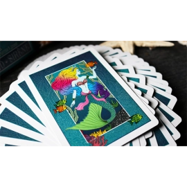 Spielkarten Mermaid Playing Cards (Turquoise) by US Playing Card Co