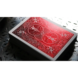 Spielkarten Bicycle Rider Back Crimson Luxe (Red) Version 2 by US Playing Card Co