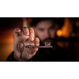 Haunted Key Deluxe (Gimmicks and Online Instruction) by Murphy's Magic