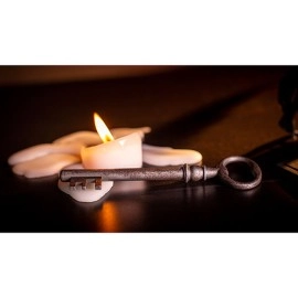 Haunted Key Deluxe (Gimmicks and Online Instruction) by Murphy's Magic