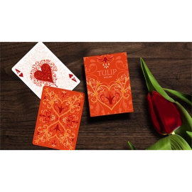 Spielkarten Tulip Playing Cards (Orange) by Dutch Card House Company