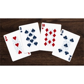 Limited Edition Tulip Playing Cards Set (Dark Blue and Light Blue) by Dutch Card House Company