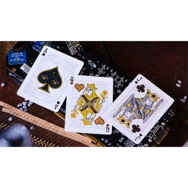 Spielkarten Cyberpunk Gold by Elephant Playing Cards