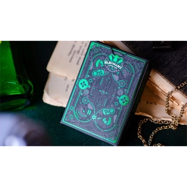 Spielkarten Cyberpunk Green by Elephant Playing Cards