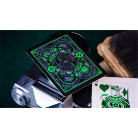 Spielkarten Cyberpunk Green by Elephant Playing Cards