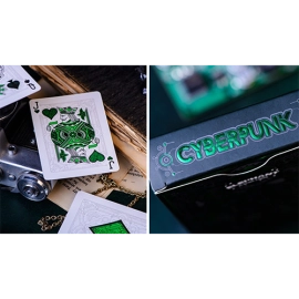 Spielkarten Cyberpunk Green by Elephant Playing Cards