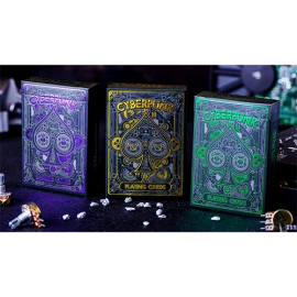 Spielkarten Cyberpunk Green by Elephant Playing Cards