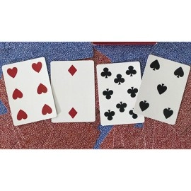Spielkarten Limited Late 19th Century Square Faro Gilded (Blue) Playing Cards