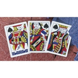 Spielkarten Limited Late 19th Century Square Faro Gilded (Blue) Playing Cards
