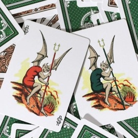 Spielkarten Limited Gilded Edition Late 19th Century Vanity (Clown) Playing Cards