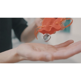 CYCLIC RING (Black Gimmick and Online Instructions) by Rodrigo Romano