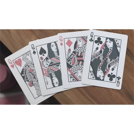 Spielkarten Black Roses Altrosa Playing Cards