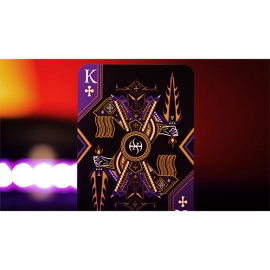 Spielkarten Deluxe Foiled Limited Edition Dark Lordz Royale (Purple) by De'vo