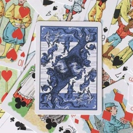 Spielkarten Limited Edition Hustling Joe (Gnome Back Blue Box) Playing Cards