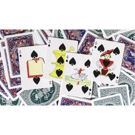 Spielkarten Limited Edition Ye Witches' Silver Gilded Fortune Cards (2 Way Back)(TEAL BOX)