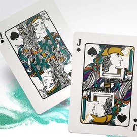 Spielkarten Fillide: A Sicilian Folk Tale Playing Cards (Acqua) by Jocu