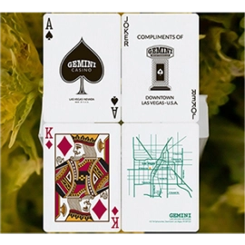 Spielkarten Gemini Casino Emerald Green Playing Cards by Gemini
