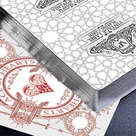 Spielkarten Vintage Label Playing Cards (Silver Gilded White Edition) by Craig Maidment