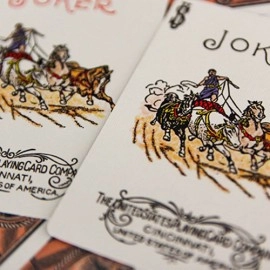 Spielkarten Circus No. 47 (Peach Gilded) Playing Cards