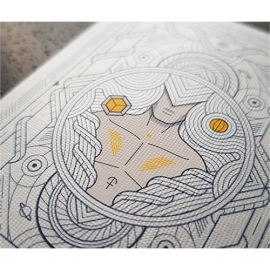 Spielkarten White Monolith Playing Cards by Giovanni Meroni
