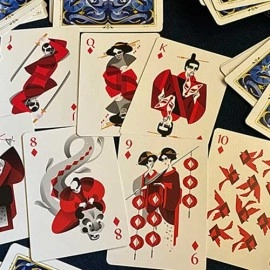 Spielkarten 5th Kingdom Semi-Transformation (Player Edition Gilded Blue 2 Way) Playing Cards
