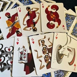 Spielkarten 5th Kingdom Semi-Transformation (Player Edition Gilded Blue 2 Way) Playing Cards