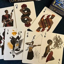 Spielkarten 5th Kingdom Semi-Transformation (Player Edition Gilded Blue 2 Way) Playing Cards