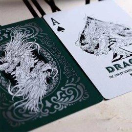 Spielkarten Bicycle Dragon Playing Cards (Green) by USPCC