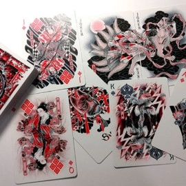 Spielkarten Bicycle Sumi Kitsune Tale Teller Playing Cards by Card Experiment