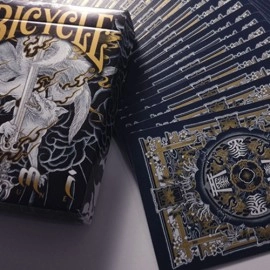Spielkarten Bicycle Sumi Kitsune Myth Maker (blue) Playing Cards by Card Experiment