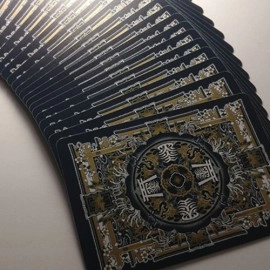 Spielkarten Sumi Kitsune Myth Maker (Blue Craft Letterpressed Tuck) Playing Cards by Card Experiment
