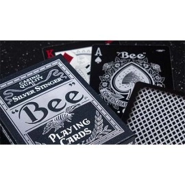 Spielkarten Bee Silver Stinger Playing Cards by USPCC