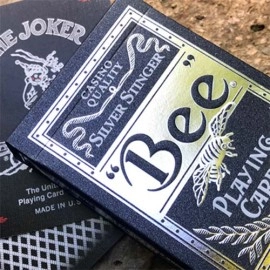 Spielkarten Bee Silver Stinger Playing Cards by USPCC