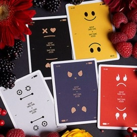 Spielkarten Keep Smiling Pearl Gold V2 Playing Cards by Bocopo